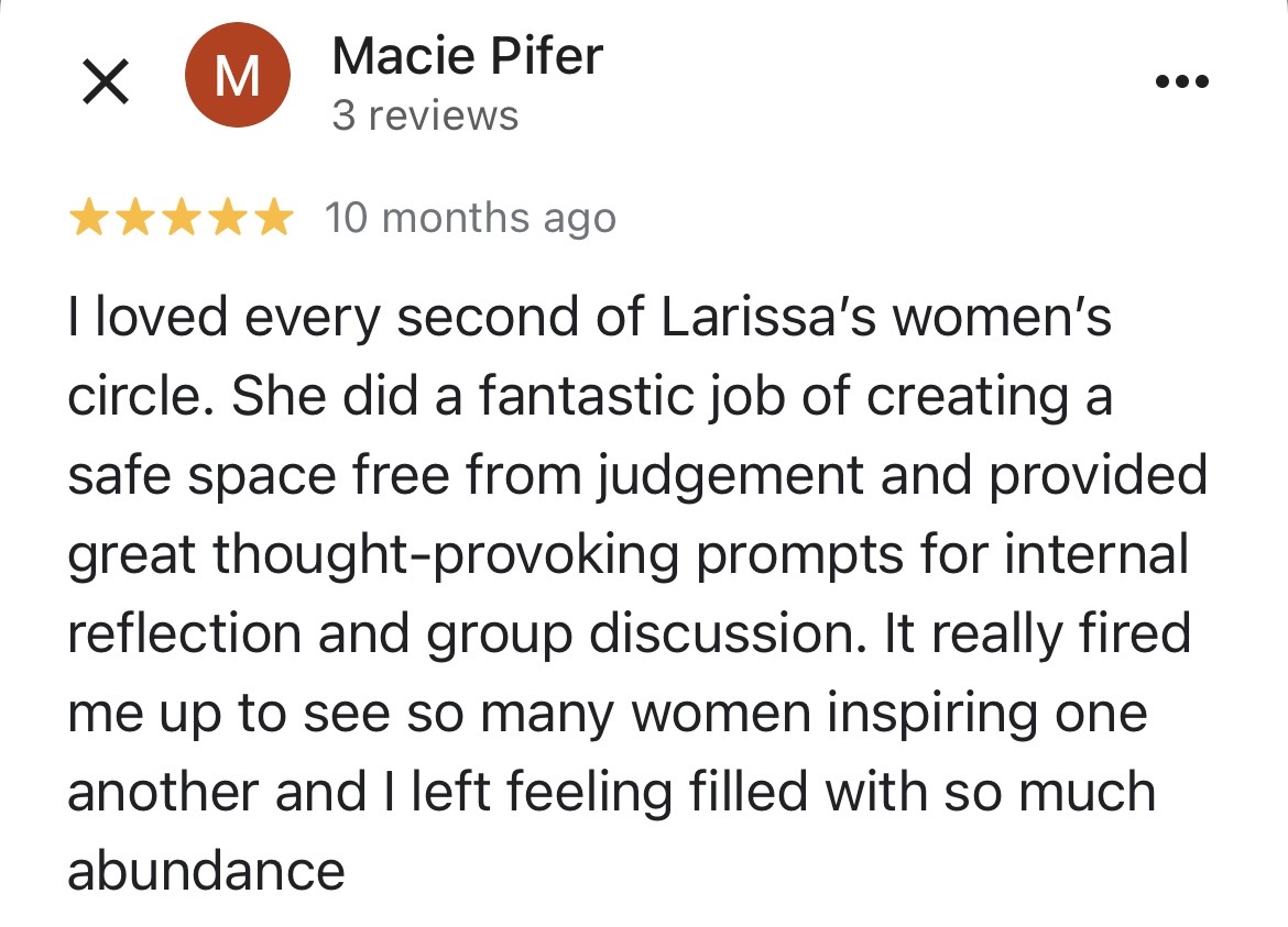 Testimonial from Macie Pifer